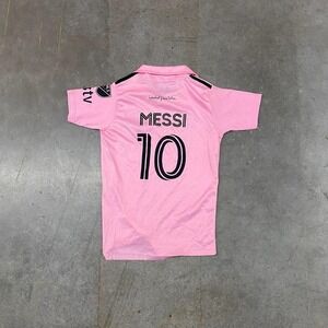 adidas Inter Miami CF Messi 10 Pink Home Jersey‎ Y2K Soccer Kit youth size L